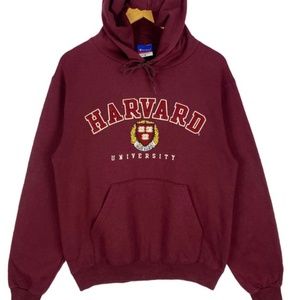 Vintage Harvard Champion Embroidered Hoodie